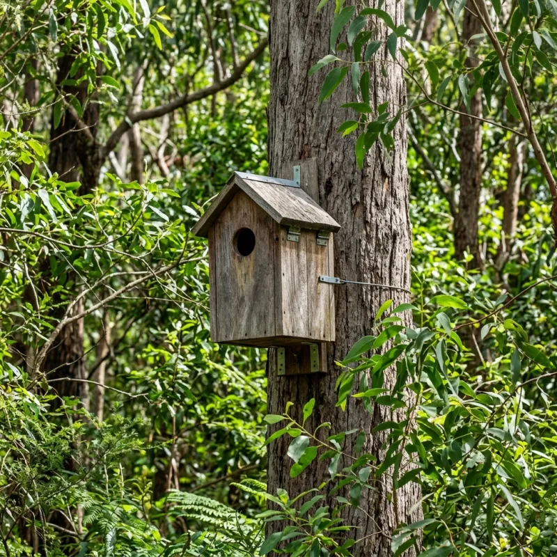 Animal nesting box installed as a humane alternative to a Herne Hill roof cavity